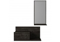 ΕΠΙΠΛΟ ΕΙΣΟΔΟΥ WENGE ΑΝΤΙΚΕ ΜΕ ΚΑΘΡΕΠΤΗ