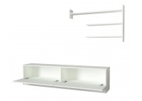 ΕΠΙΠΛΟ ΤΗΛΕΟΡΑΣΗΣ ΛΕΥΚΟ ΜΕ ΡΑΦΙΑ