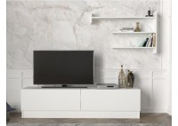 ΕΠΙΠΛΟ ΤΗΛΕΟΡΑΣΗΣ ΛΕΥΚΟ ΜΕ ΡΑΦΙΑ