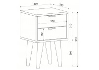 ΚΟΜΟΔΙΝΟ ΦΥΣΙΚΟΥ ΧΡΩΜΑΤΟΣ - ΑΣΠΡΟ