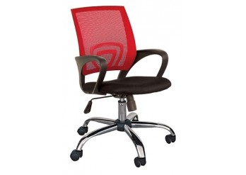 ΠΟΛΥΘΡΟΝΑ ΓΡΑΦΕΙΟΥ ΥΦΑΣΜΑ ΚΟΚΚΙΝΟ MESH