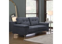 ΚΑΝΑΠΕΣ 2ΘΕΣΙΟΣ ΥΦΑΣΜΑ ΜΠΛΕ - ΓΚΡΙ