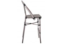 ΣΚΑΜΠΩ BAR ΑΛΟΥΜΙΝΙΟ ANTIQUE GREY - TEXTILENE ΜΠΕΖ