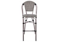 ΣΚΑΜΠΩ BAR ΑΛΟΥΜΙΝΙΟ ANTIQUE GREY - TEXTILENE ΜΠΕΖ