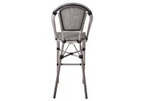 ΣΚΑΜΠΩ BAR ΑΛΟΥΜΙΝΙΟ ANTIQUE GREY - TEXTILENE ΜΠΕΖ