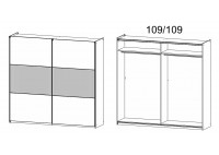 ΝΤΟΥΛΑΠΑ 2ΦΥΛΛΗ ΣΥΡΟΜΕΝΗ SANREMO OAK LIGHT COLOUR - ALPINE WHITE