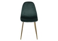 ΚΑΡΕΚΛΑ ΜΕΤΑΛΛΙΚΗ ΧΡΩΜΙΟΥ - ΥΦΑΣΜΑ VELURE ΠΡΑΣΙΝΟ