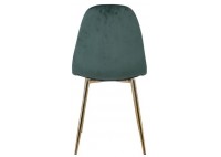 ΚΑΡΕΚΛΑ ΜΕΤΑΛΛΙΚΗ ΧΡΩΜΙΟΥ - ΥΦΑΣΜΑ VELURE ΠΡΑΣΙΝΟ