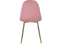 ΚΑΡΕΚΛΑ ΜΕΤΑΛΛΙΚΗ ΧΡΩΜΙΟ ΧΡΥΣΟ - ΥΦΑΣΜΑ VELURE ANTIQUE PINK