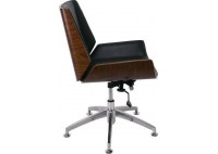 ΠΟΛΥΘΡΟΝΑ ΓΡΑΦΕΙΟΥ ΚΑΡΥΔΙ - ΔΕΡΜΑΤΙΝΗ ΜΑΥΡΗ PU