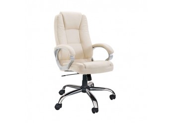 ΠΟΛΥΘΡΟΝΑ ΓΡΑΦΕΙΟΥ ΔΕΡΜΑΤΙΝΗ ΚΡΕΜ PU