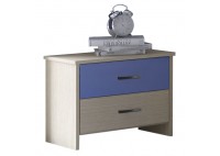 ΚΟΜΟΔΙΝΟ LATTE - ΜΠΛΕ ΜΕ 2 ΣΥΡΤΑΡΙΑ