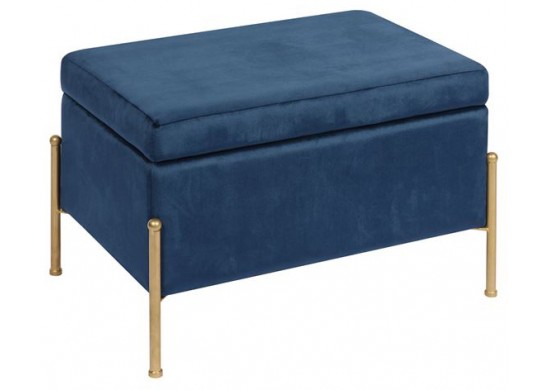 ΣΚΑΜΠΩ ΜΠΛΕ VELURE ΜΕ ΑΠΟΘΗΚΕΥΤΙΚΟ ΧΩΡΟ