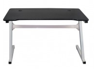 ΓΡΑΦΕΙΟ GAMING Τ.CARBON - ΜΕΤΑΛΛΟ ΑΣΠΡΟ