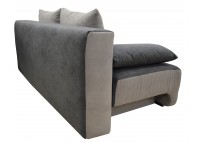 ΚΑΝΑΠΕΣ ΚΡΕΒΑΤΙ 3ΘΕΣΙΟΣ ΜΕ ΑΠΟΘΗΚΕΥΤΙΚΟ ΧΩΡΟ ΥΦΑΣΜΑ ΣΚΟΥΡΟ ΓΚΡΙ - ΑΝΟΙΧΤΟ ΓΚΡΙ