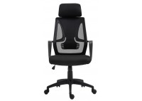 ΠΟΛΥΘΡΟΝΑ ΓΡΑΦΕΙΟΥ MESH ΜΑΥΡΟ