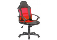 ΠΟΛΥΘΡΟΝΑ ΓΡΑΦΕΙΟΥ ΔΕΡΜΑΤΙΝΗ ΜΑΥΡΗ - ΚΟΚΚΙΝΗ PU