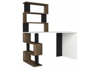 ΓΡΑΦΕΙΟ ΜΕ ΒΙΒΛΙΟΘΗΚΗ ΛΕΥΚΟ-ΚΑΡΥΔΙ-ΜΑΥΡΟ