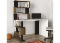 ΓΡΑΦΕΙΟ ΜΕ ΒΙΒΛΙΟΘΗΚΗ ΛΕΥΚΟ-ΚΑΡΥΔΙ-ΜΑΥΡΟ