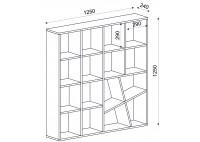 ΒΙΒΛΙΟΘΗΚΗ ΛΕΥΚΗ-ΦΥΣΙΚΟΥ ΧΡΩΜΑΤΟΣ