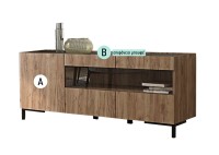 ΜΠΟΥΦΕΣ ΜΕ 3 ΠΟΡΤΕΣ ΚΑΙ 2 ΡΑΦΙΑ