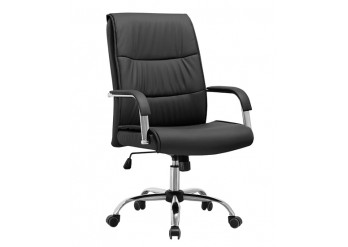 ΠΟΛΥΘΡΟΝΑ ΓΡΑΦΕΙΟΥ ΔΕΡΜΑΤΙΝΗ ΜΑΥΡΗ PU