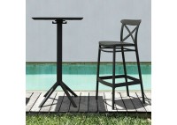 ΤΡΑΠΕΖΙ BAR ΜΑΥΡΟ PP