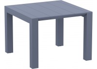 ΤΡΑΠΕΖΙ ΣΕΤ ΕΠΕΚΤΕΙΝΟΜΕΝΟ DARK GREY PP ΜΕ 4 ΚΑΡΕΚΛΕΣ