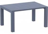 ΤΡΑΠΕΖΙ ΣΕΤ ΕΠΕΚΤΕΙΝΟΜΕΝΟ DARK GREY PP ΜΕ 4 ΚΑΡΕΚΛΕΣ