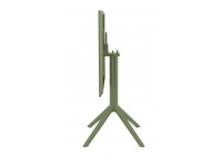 ΤΡΑΠΕΖΙ ΠΟΛΥΠΡΟΠΥΛΕΝΙΟΥ OLIVE GREEN