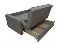 ΚΑΝΑΠΕΣ ΚΡΕΒΑΤΙ 2Θ ΜΕ ΑΠΟΘΗΚΕΥΤΙΚΟ ΧΩΡΟ ΥΦΑΣΜΑ ΓΚΡΙ