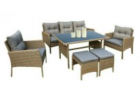 ΣΑΛΟΝΙ ΣΕΤ WICKER ΦΥΣΙΚΟ