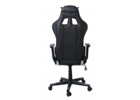 ΠΟΛΥΘΡΟΝΑ ΓΡΑΦΕΙΟΥ GAMING ΔΕΡΜΑΤΙΝΗ ΜΑΥΡΗ - ΓΚΡΙ PVC