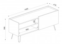 ΕΠΙΠΛΟ ΤΗΛΕΟΡΑΣΗΣ ΛΕΥΚΟ - ΦΥΣΙΚΟΥ ΧΡΩΜΑΤΟΣ