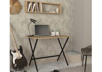 ΓΡΑΦΕΙΟ ΜΕ ΡΑΦΙ  ΦΥΣΙΚΟΥ ΧΡΩΜΑΤΟΣ