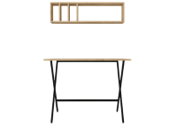 ΓΡΑΦΕΙΟ ΜΕ ΡΑΦΙ  ΦΥΣΙΚΟΥ ΧΡΩΜΑΤΟΣ