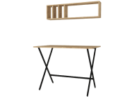 ΓΡΑΦΕΙΟ ΜΕ ΡΑΦΙ  ΦΥΣΙΚΟΥ ΧΡΩΜΑΤΟΣ