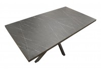 ΤΡΑΠΕΖΙ ΑΠΟΧΡΩΣΗ ΜΑΥΡΟ ΜΑΡΜΑΡΟ ΜΕ ΜΕΤΑΛΛΙΚΗ ΒΑΣΗ ΑΝΘΡΑΚΙ