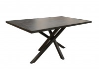 ΤΡΑΠΕΖΙ ΑΠΟΧΡΩΣΗ ΜΑΥΡΟ ΜΑΡΜΑΡΟ ΜΕ ΜΕΤΑΛΛΙΚΗ ΒΑΣΗ ΑΝΘΡΑΚΙ