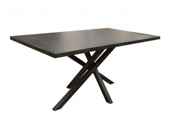 ΤΡΑΠΕΖΙ ΑΠΟΧΡΩΣΗ ΜΑΥΡΟ ΜΑΡΜΑΡΟ ΜΕ ΜΕΤΑΛΛΙΚΗ ΒΑΣΗ ΑΝΘΡΑΚΙ