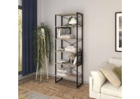 ΒΙΒΛΙΟΘΗΚΗ ΜΕΤΑΛΛΙΚΗ ΜΑΥΡΗ - ΦΥΣΙΚΟΥ ΧΡΩΜΑΤΟΣ