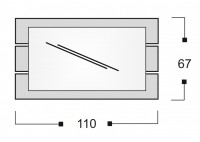 ΚΑΘΡΕΠΤΗΣ ΤΟΙΧΟΥ TOBACCO WALNUT