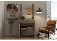 ΤΟΥΑΛΕΤΑ ΑΠΟΧΡΩΣΗ CASHMERE GREY RUSTIC OAK