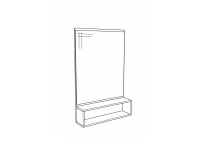 ΚΑΘΡΕΠΤΗΣ ΤΟΙΧΟΥ ΜΕ ΡΑΦΙ ΑΠΟΧΡΩΣΗ ARTISAN