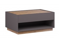 ΤΡΑΠΕΖΑΚΙ ΣΑΛΟΝΙΟΥ ΑΠΟΧΡΩΣΗ ΛΕΥΚΟ ΓΚΡΙ - ARTISAN