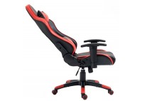 ΠΟΛΥΘΡΟΝΑ ΓΡΑΦΕΙΟΥ GAMING ΔΕΡΜΑΤΙΝΗ ΜΑΥΡΗ - ΚΟΚΚΙΝΗ PU