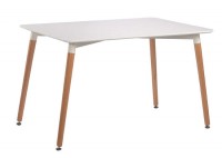 ΤΡΑΠΕΖΑΡΙΑ ΣΕΤ ΑΣΠΡΗ ΜΕ 4 ΚΑΡΕΚΛΕΣ ΜΑΥΡΕΣ