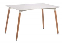 ΤΡΑΠΕΖΑΡΙΑ ΣΕΤ ΑΣΠΡΗ ΜΕ 4 ΚΑΡΕΚΛΕΣ ΑΣΠΡΕΣ