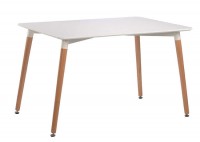 ΤΡΑΠΕΖΑΡΙΑ ΣΕΤ ΑΣΠΡΗ ΜΕ 4 ΚΑΡΕΚΛΕΣ ΑΣΠΡΕΣ