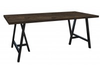 ΤΡΑΠΕΖΙ ΜΕ ΜΕΤΑΛΛΙΚΗ ΒΑΣΗ ΜΑΥΡΗ